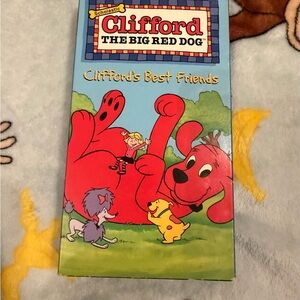 Scholastic Clifford the Big Red Dog VHS.